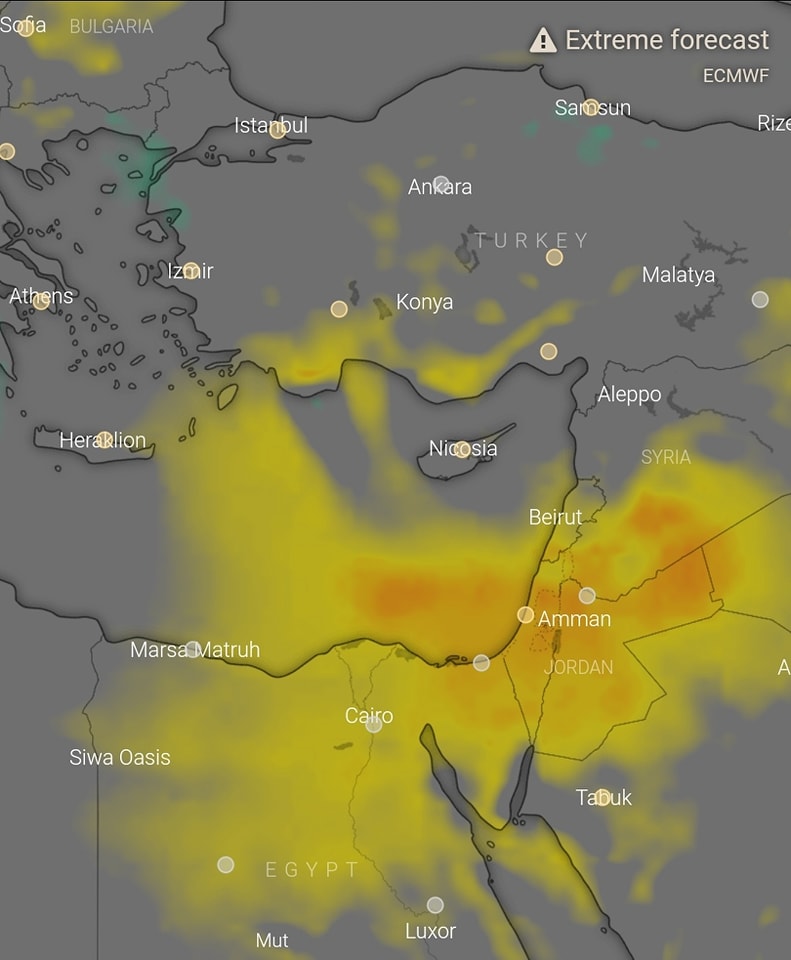 الطقس الاربعاء