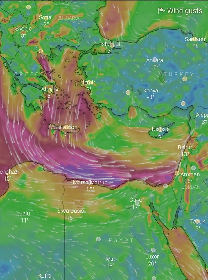طقس الاربعاء