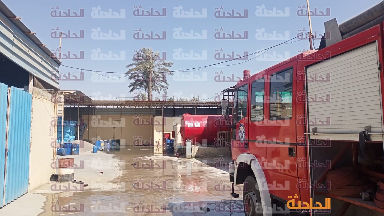 حريق مصنع تنر