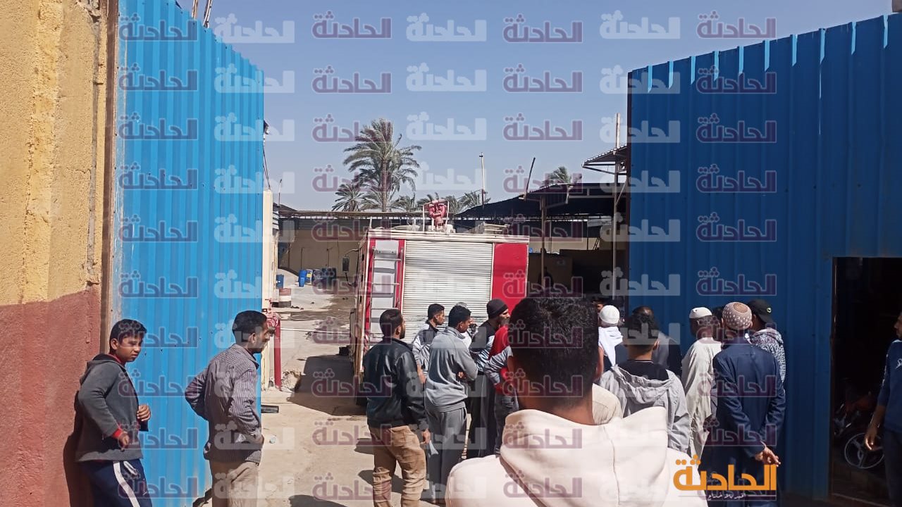 حريق مصنع تنر