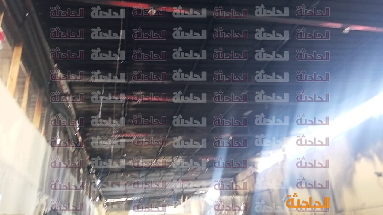 حريق مصنع تنر