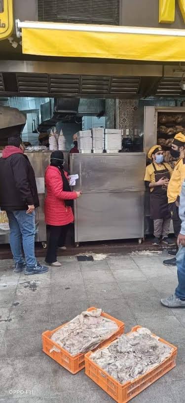 غلق وتشميع مطعم كرم الشام بحلوان