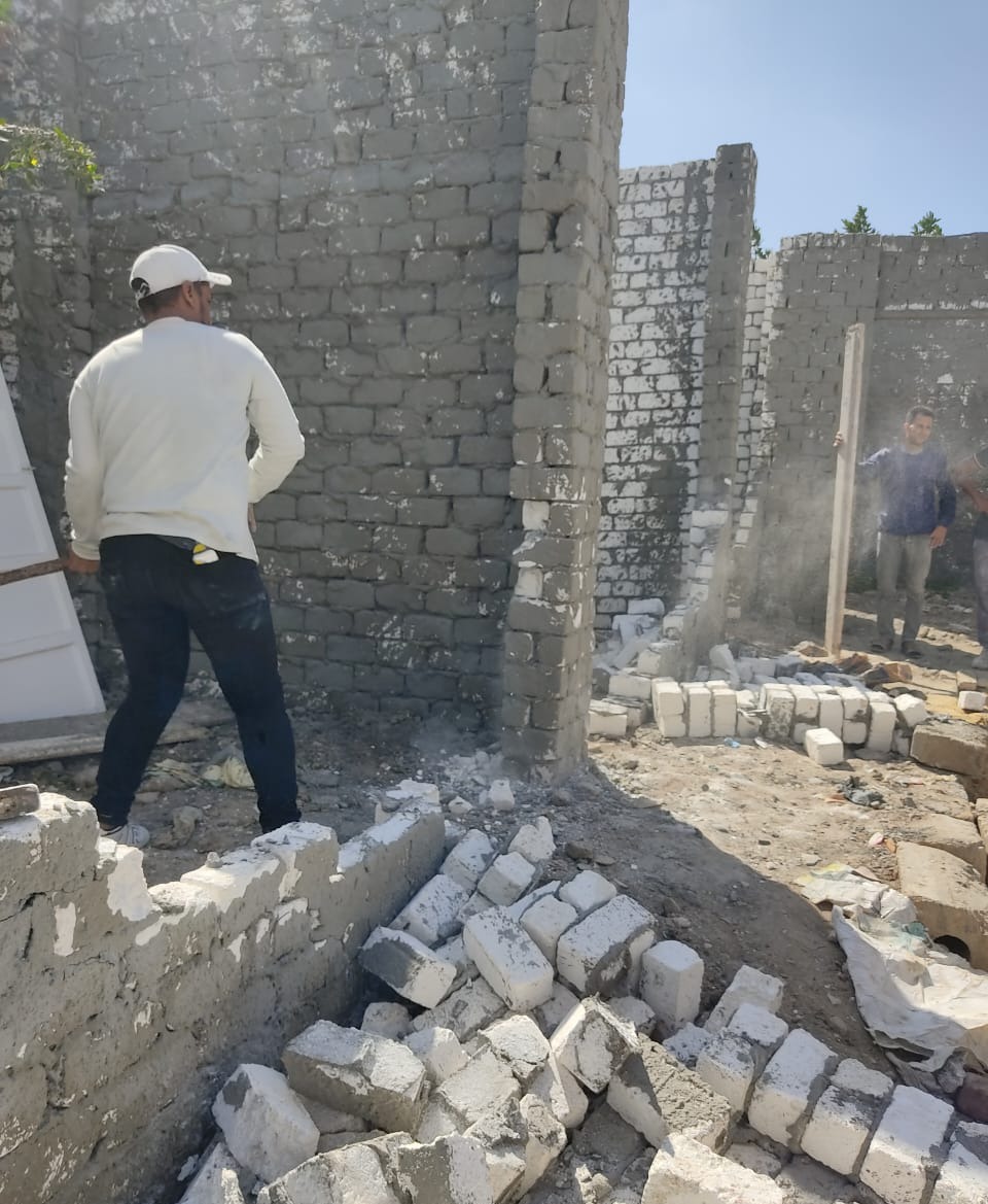 تنفيذ قرارات ازالة المباني المخالفة فى الإسكندرية