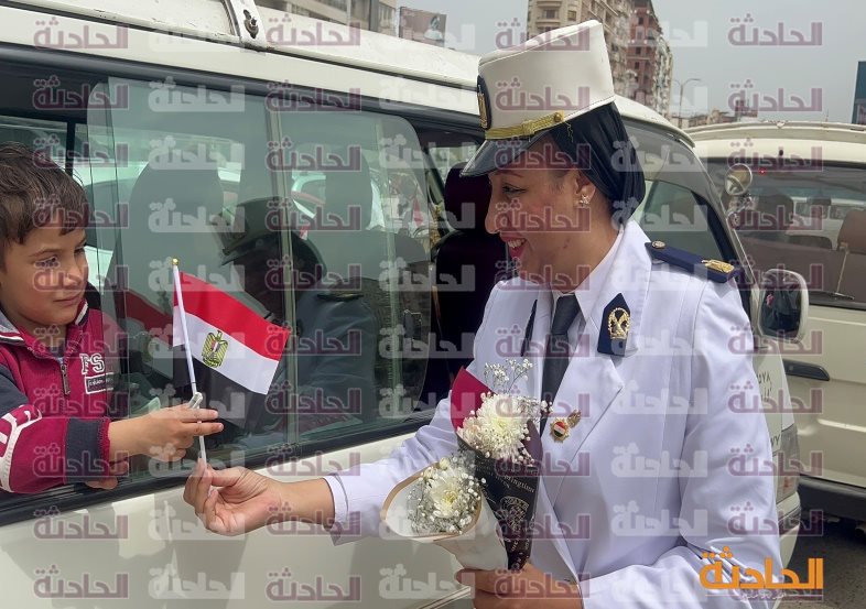 الشرطة فى العيد 55