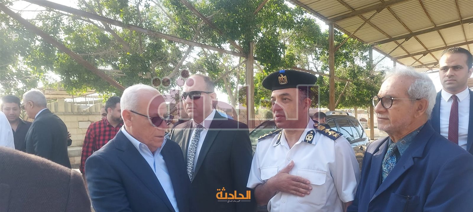 لقطات من جنازة العميد شريف طايل