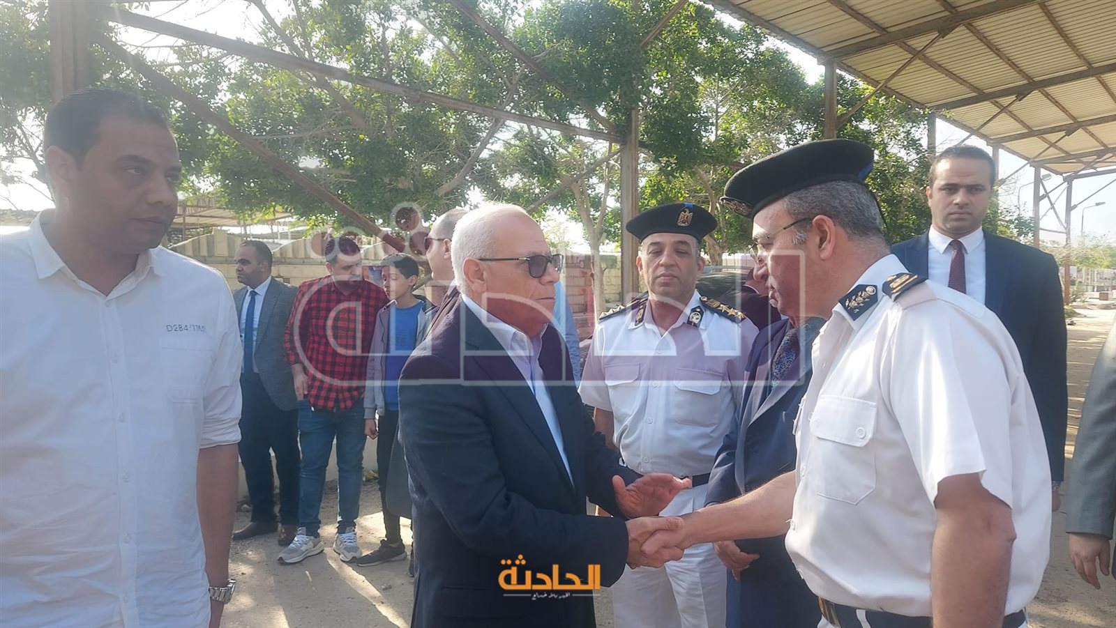 لقطات من جنازة العميد شريف طايل