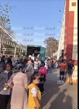 تكدس مروري بشوارع المنصورة