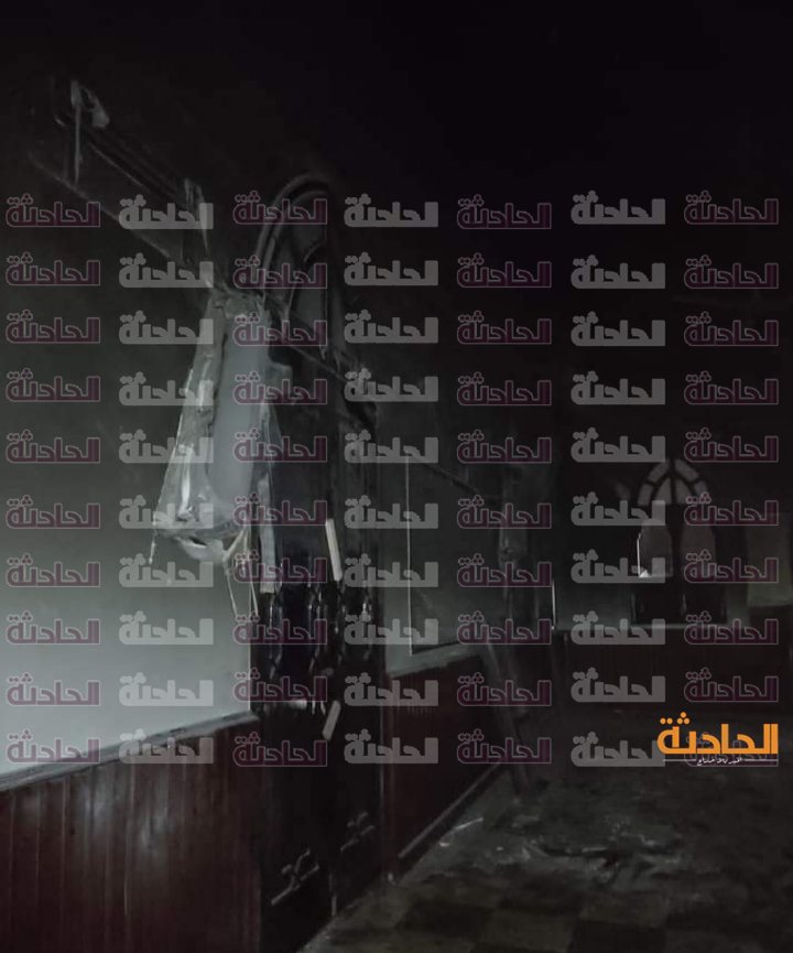 حريق يلتهم مسجد المروة بكل محتوياته في دمياط