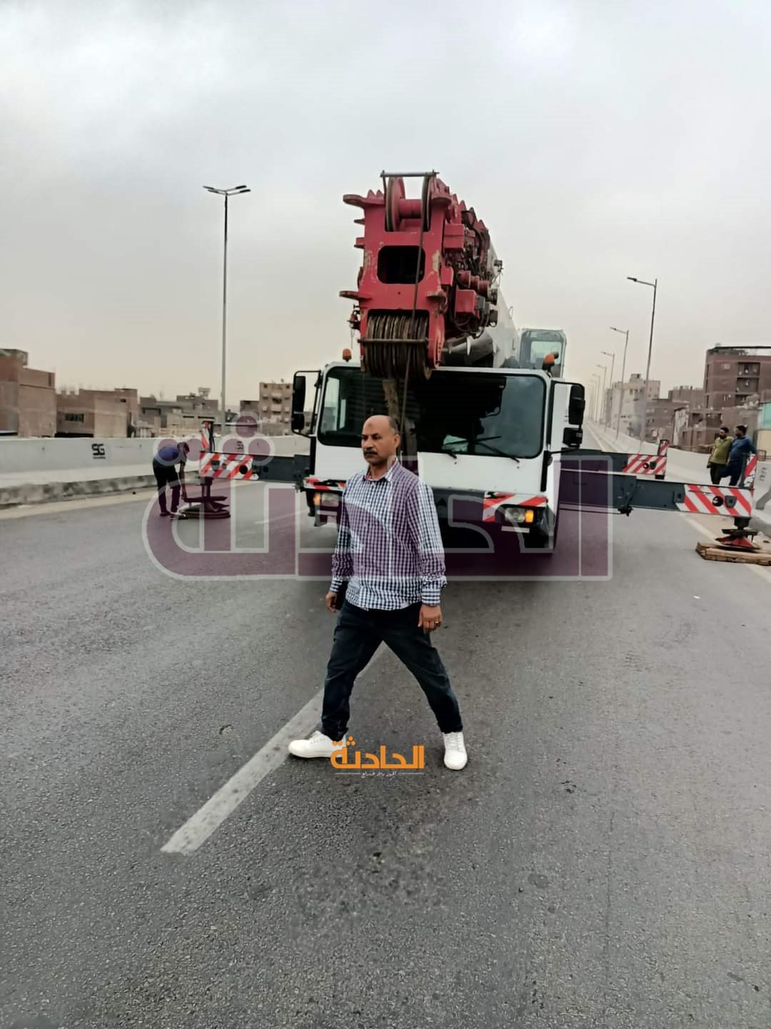 إغلاق جزئي بالطريق الدائري بالبساتين