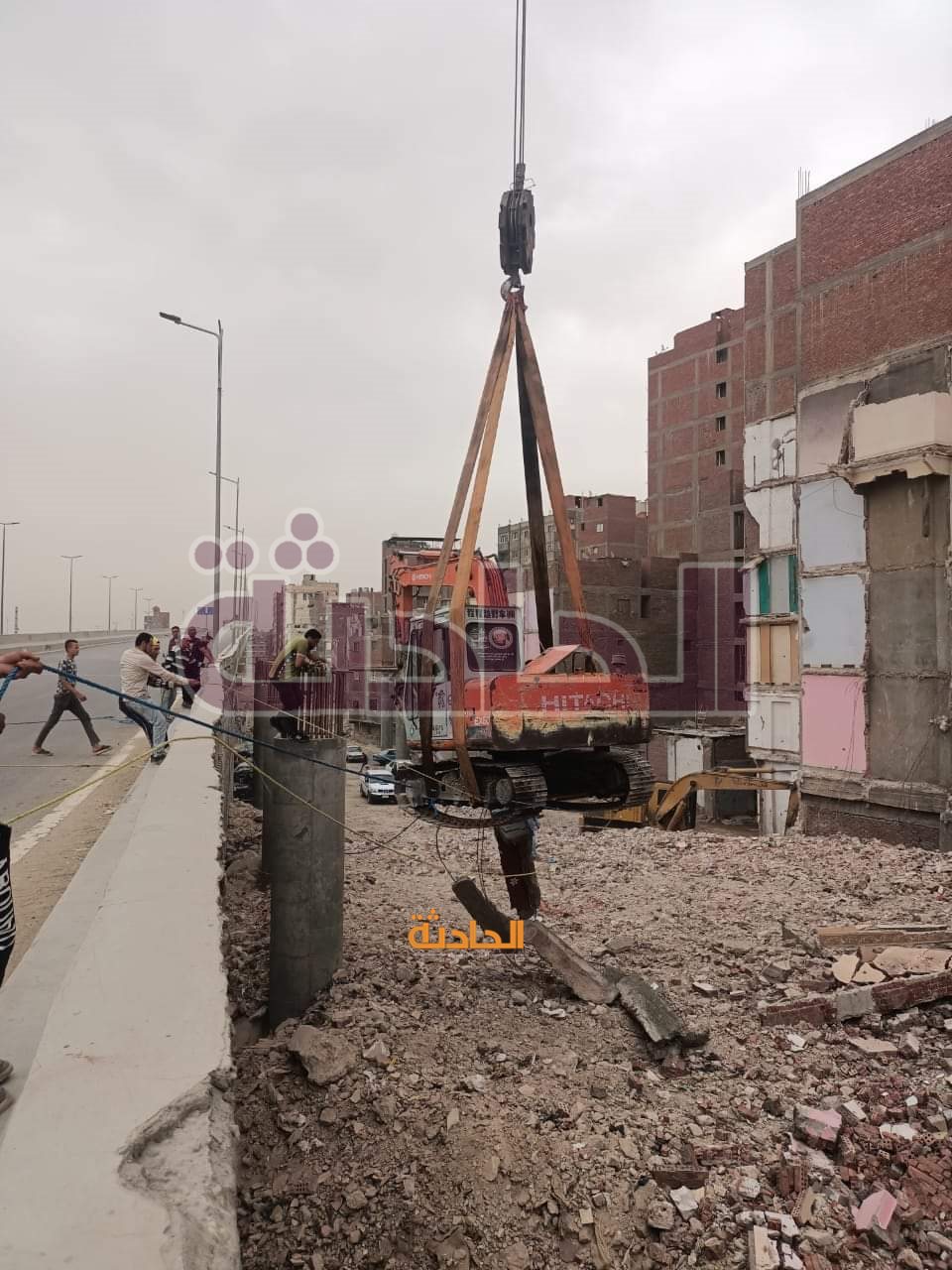 إغلاق جزئي بالطريق الدائري بالبساتين