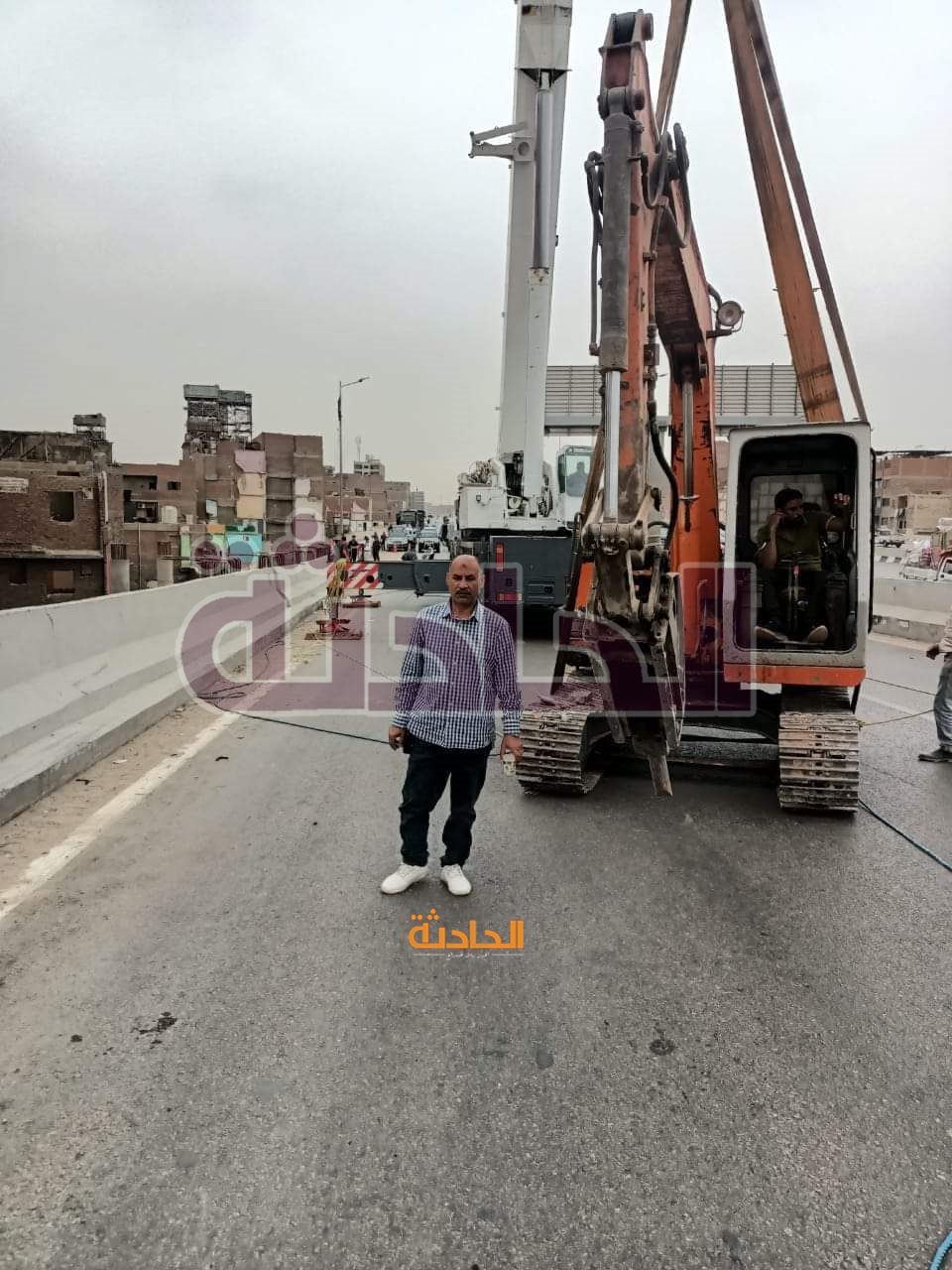 إغلاق جزئي بالطريق الدائري بالبساتين