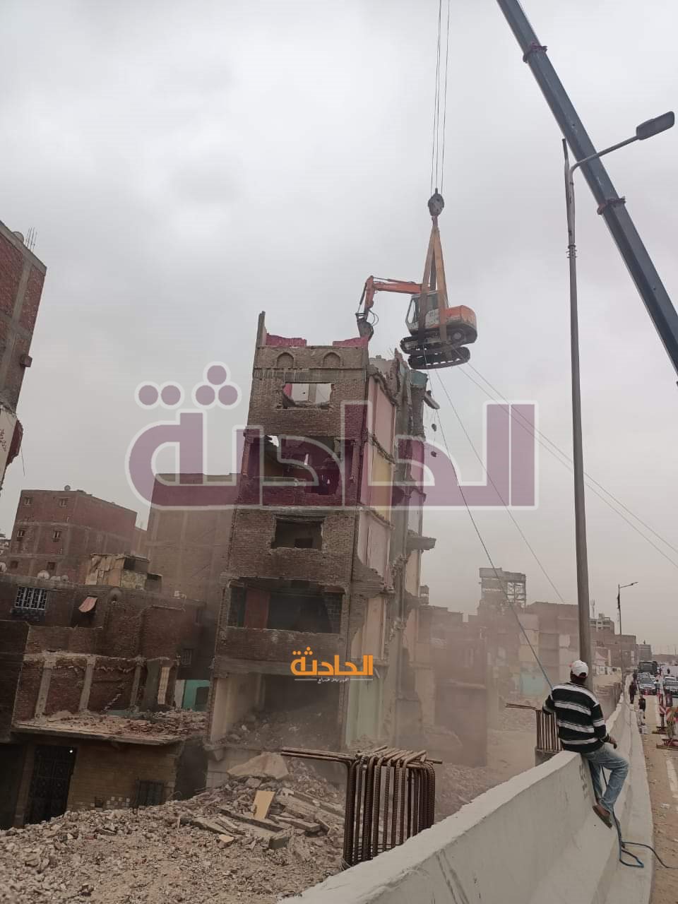 إغلاق جزئي بالطريق الدائري بالبساتين