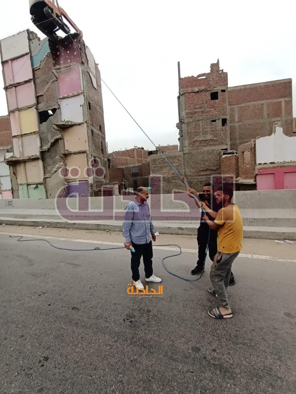 إغلاق جزئي بالطريق الدائري بالبساتين