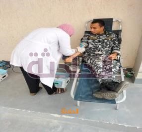 حملة للتبرع بالدم بمديرية أمن البحر الأحمر