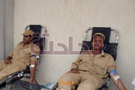 حملة للتبرع بالدم بمديرية أمن البحر الأحمر