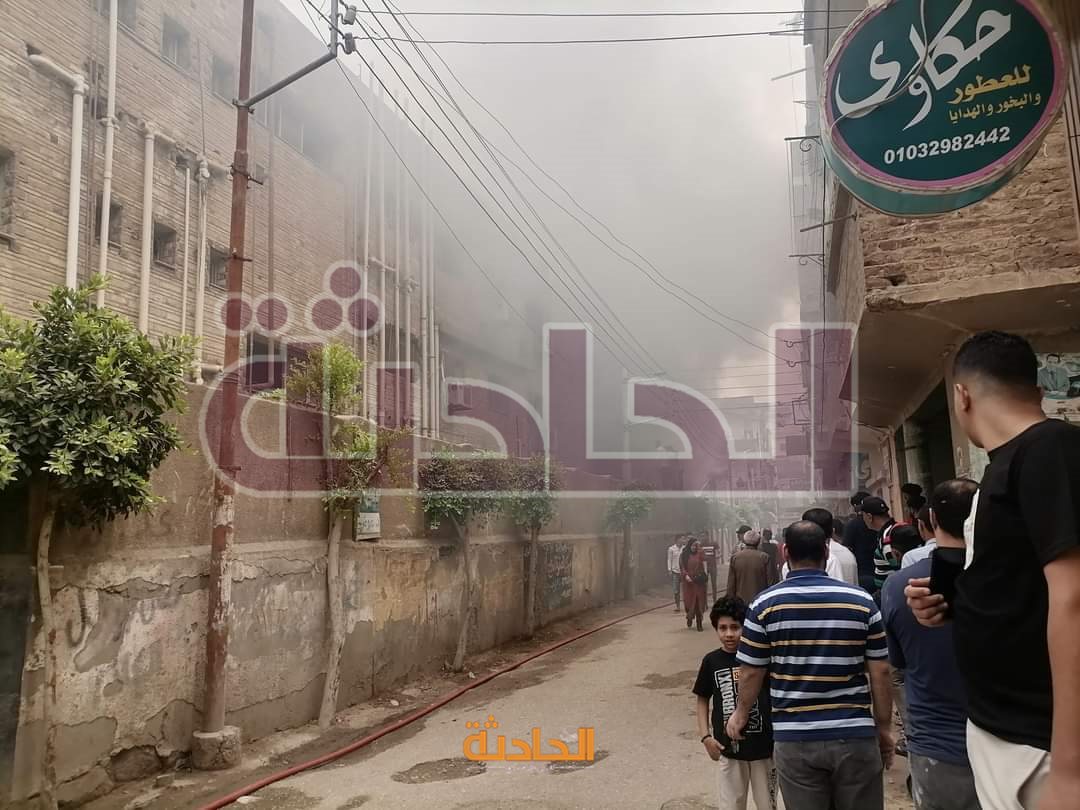 حريق مستشفى دكرنس العام