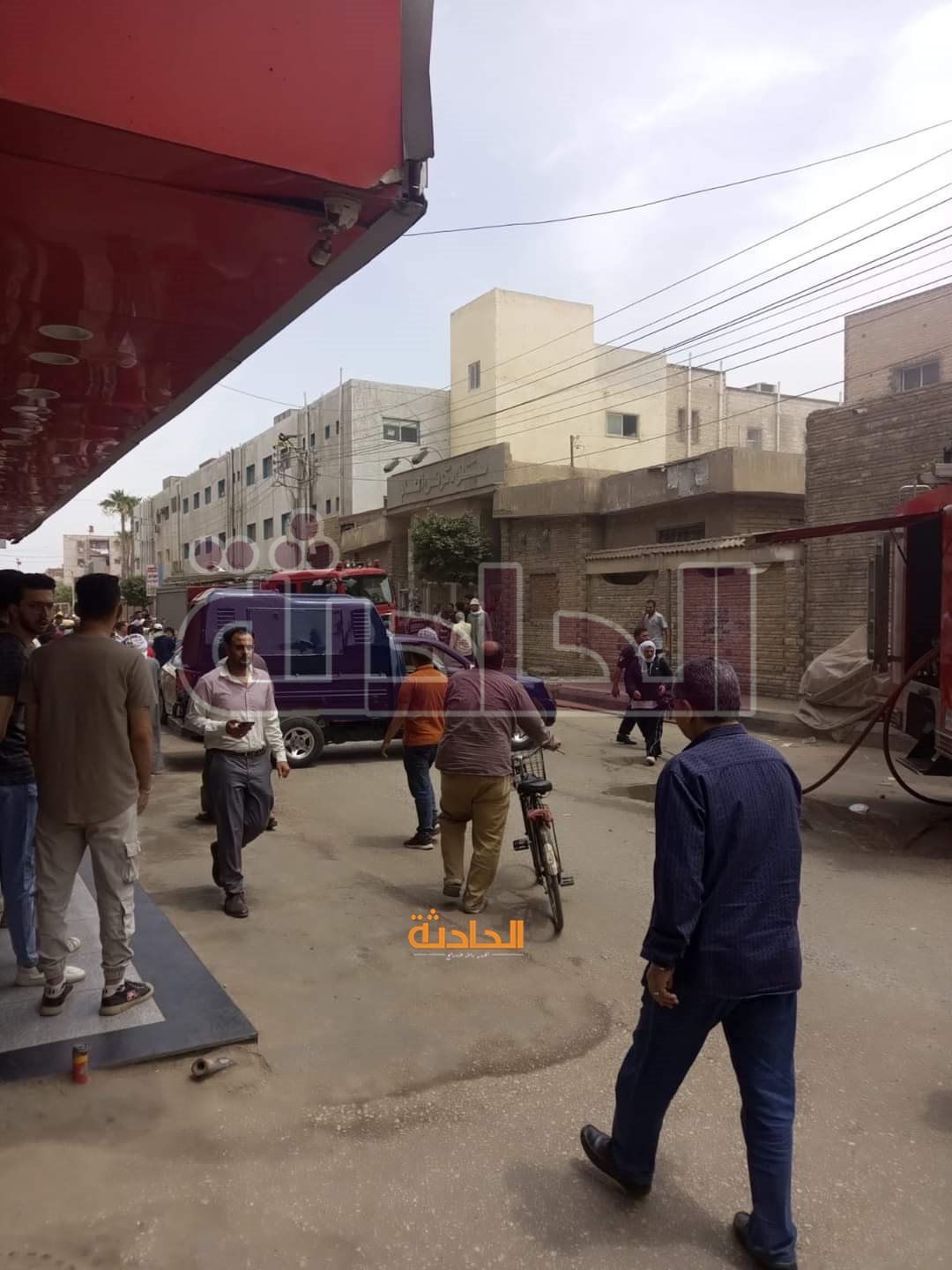 حريق مستشفى دكرنس العام