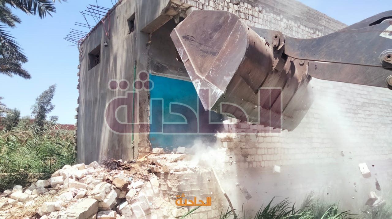 إزالة 37 حالة تعدي علي أملاك الدولة بالعياط والبدرشين والحوامدية