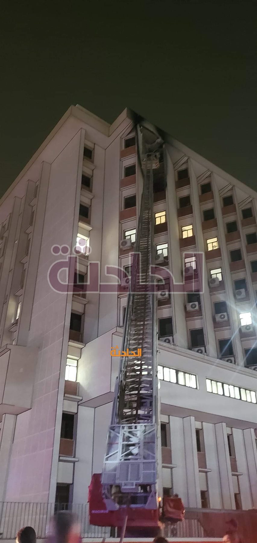 السيطرة على حريق في مستشفى أسيوط الجامعي الجديد