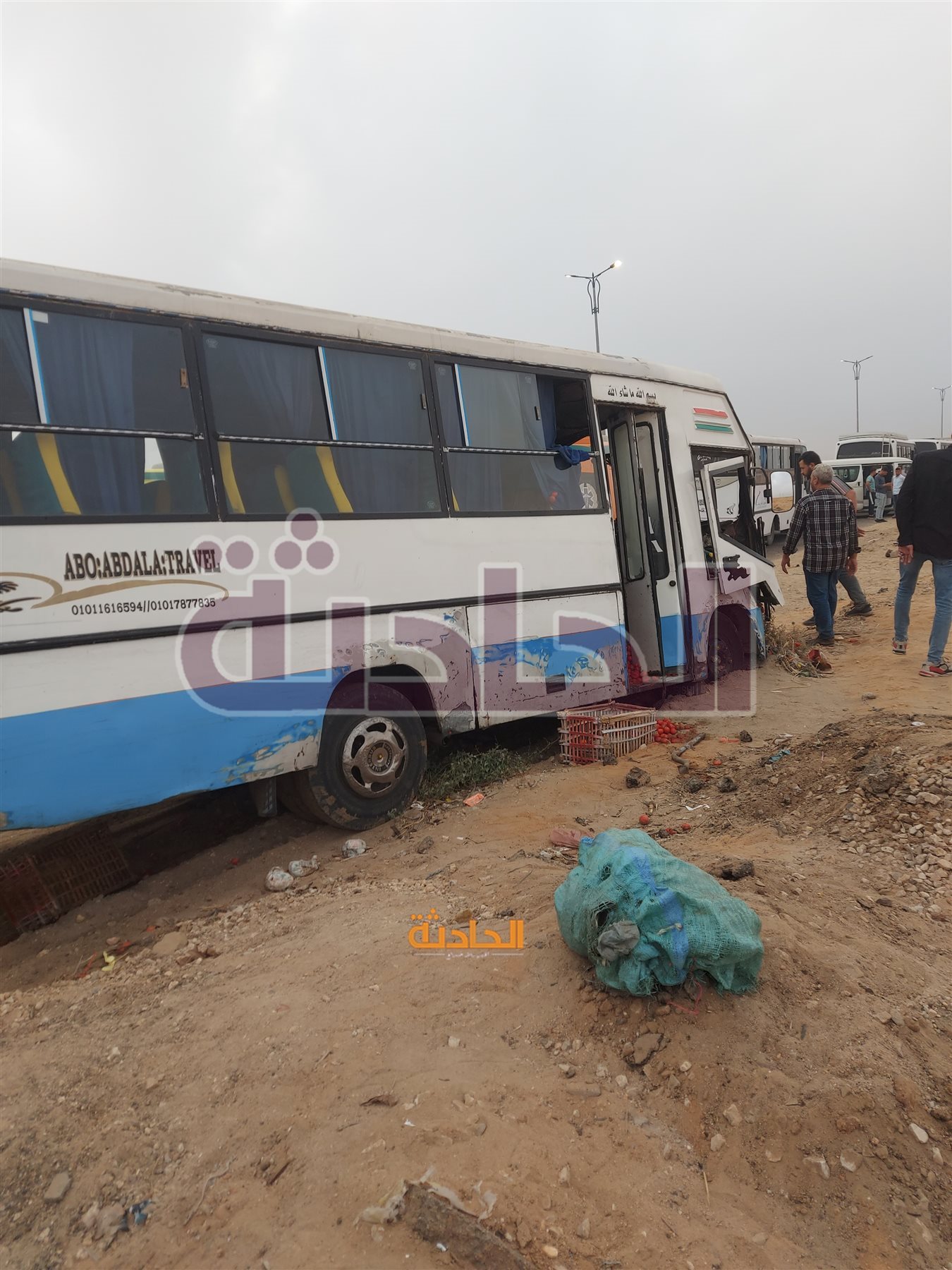حادث تصادم بطريق بلبيس العاشر من رمضان
