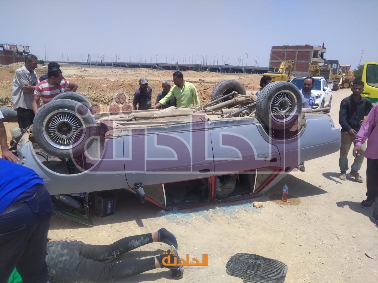 حادث الطريق الدائرى الأوسطى