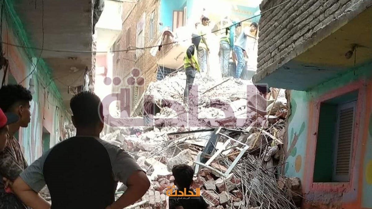14 جثة و4 مصابين حصيلة انهيار عقار بحدائق القبة