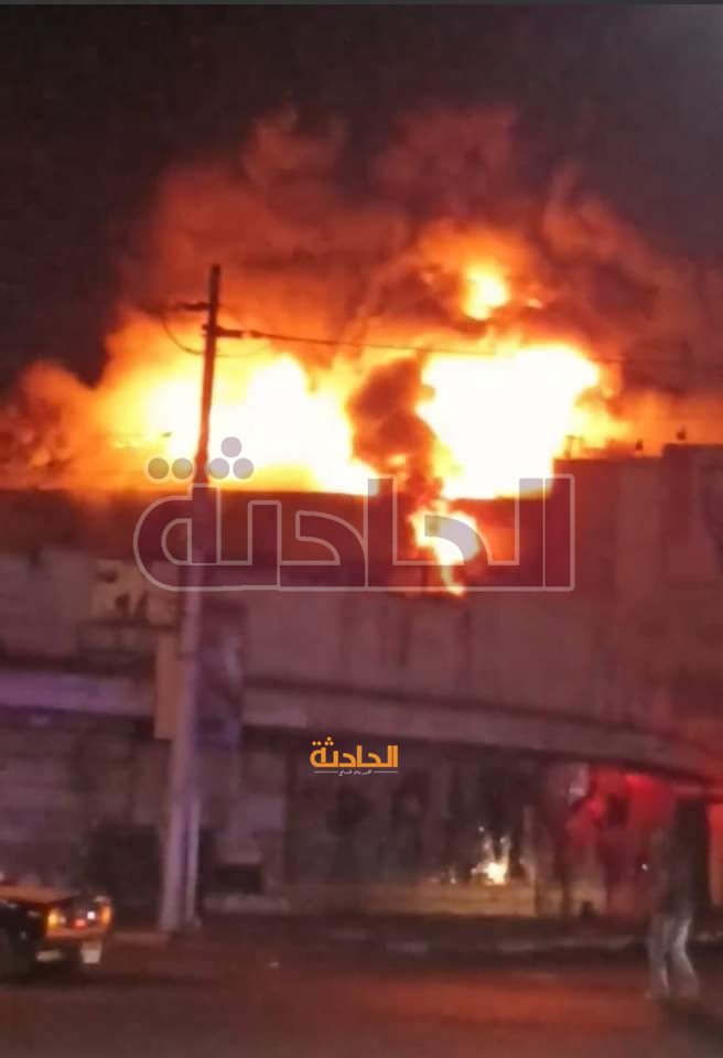 حريق محطة الرمل