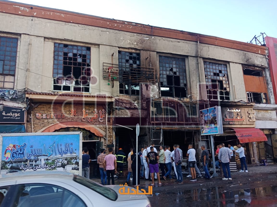 حريق محطة الرمل