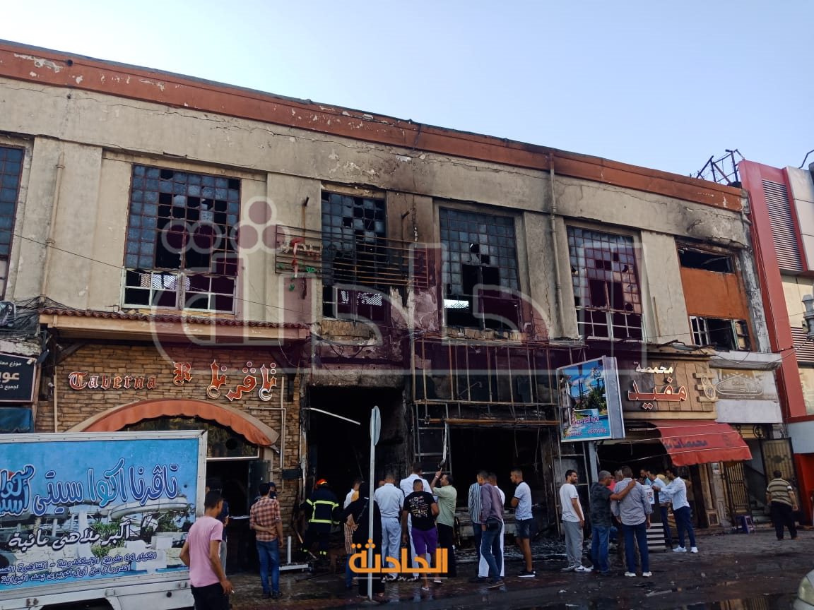 حريق محطة الرمل
