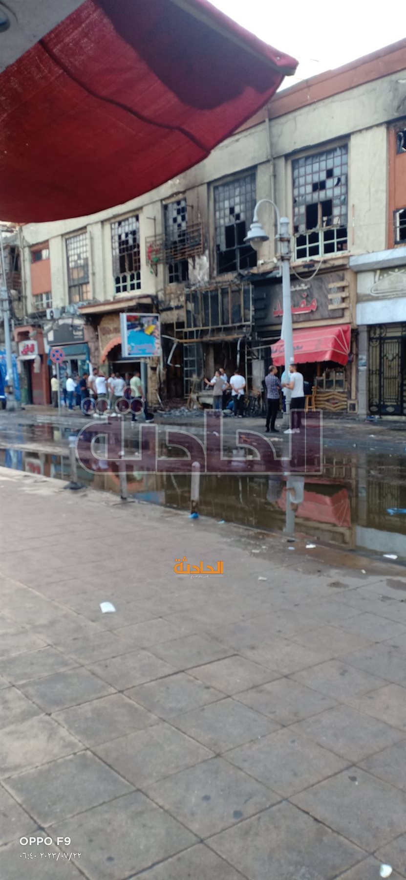 تفاصيل حريق محطة الرمل بالإسكندرية