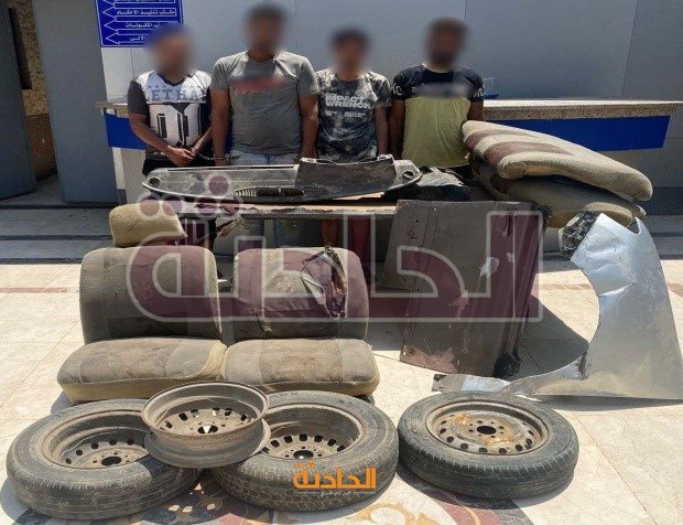 ضبط تشكيلين عصابيين لسرقة الدراجات النارية والسيارات بالبساتين