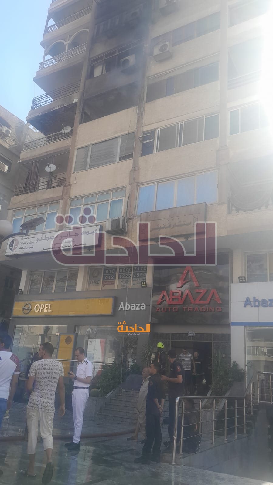 إصابة شخصين إثر حريق التهم طابقين في عقار بمدينة نصر