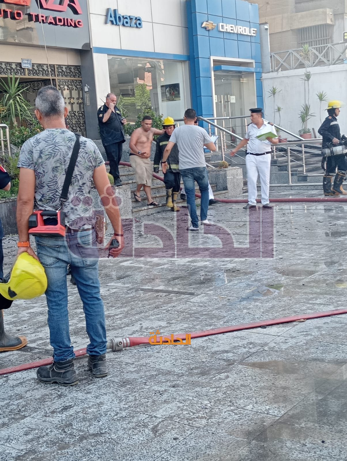 إصابة شخصين إثر حريق التهم طابقين في عقار بمدينة نصر