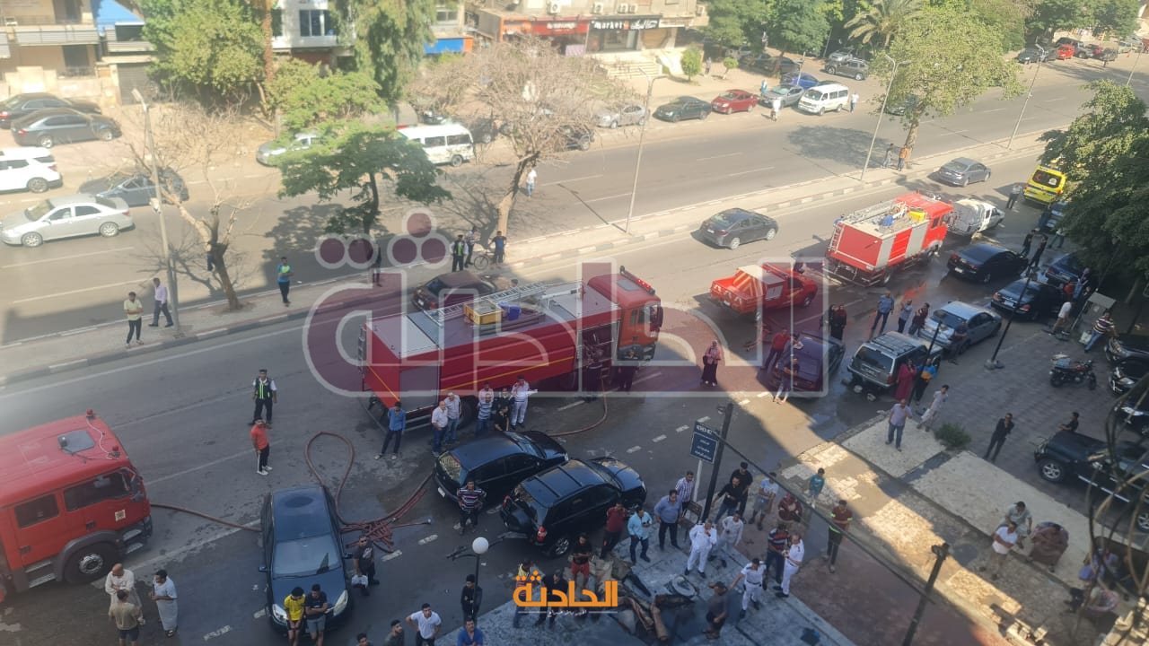 إصابة شخصين إثر حريق التهم طابقين في عقار بمدينة نصر