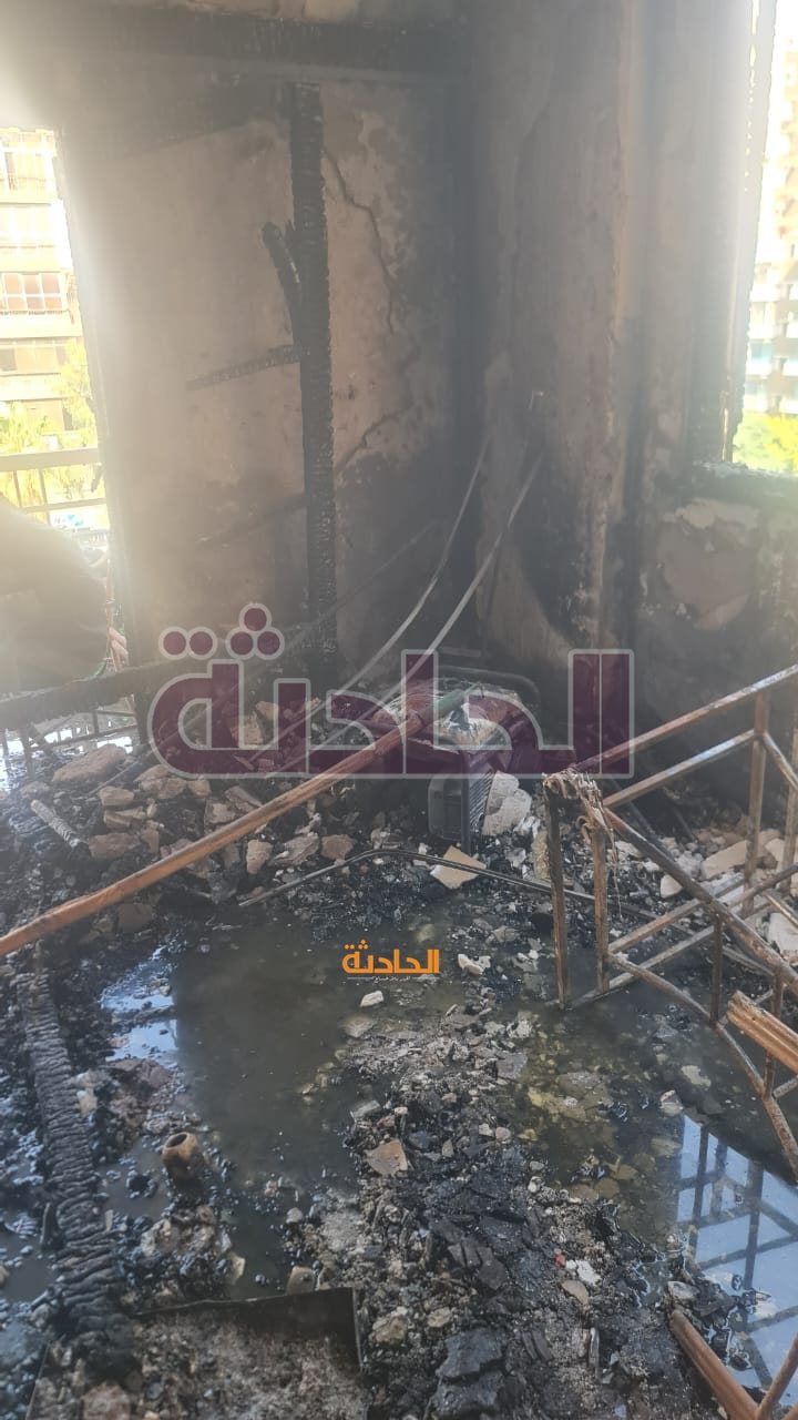 إصابة شخصين إثر حريق التهم طابقين في عقار بمدينة نصر