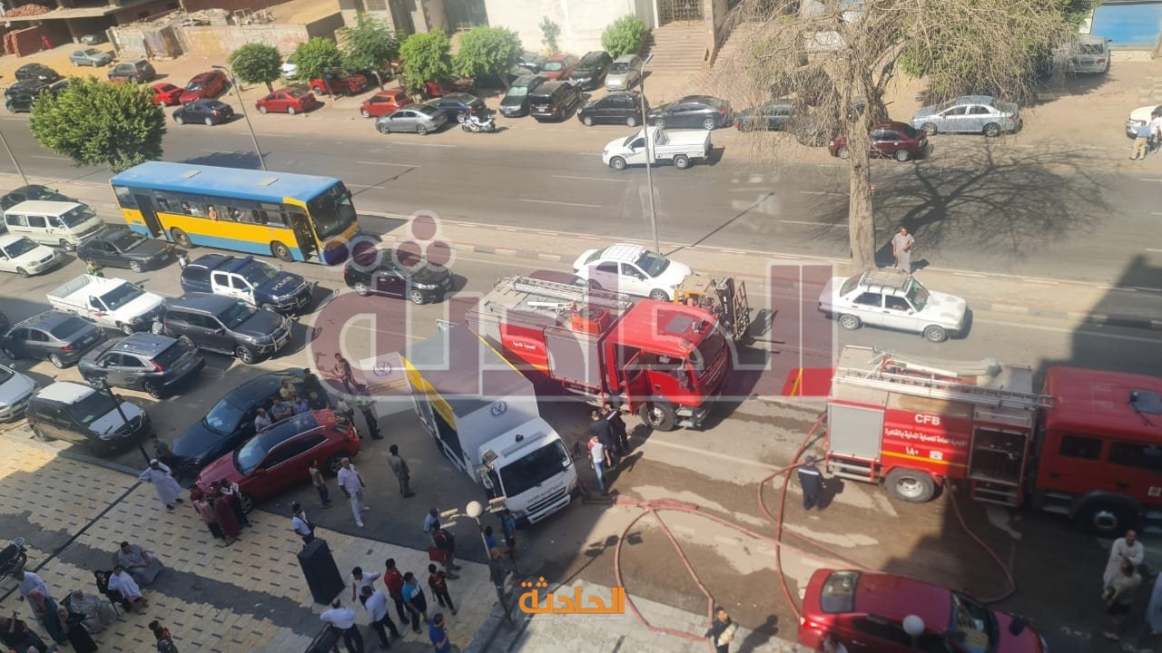 إصابة شخصين إثر حريق التهم طابقين في عقار بمدينة نصر