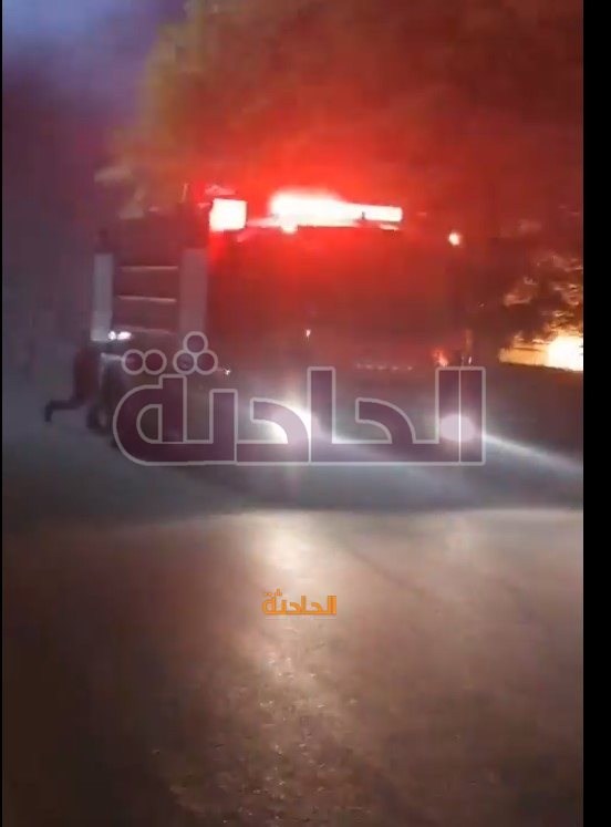 حريق معبد الكرنك في الأقصر