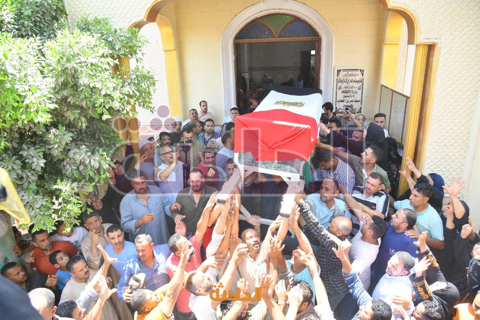 الجنازة العسكرية لشهداء العريش
