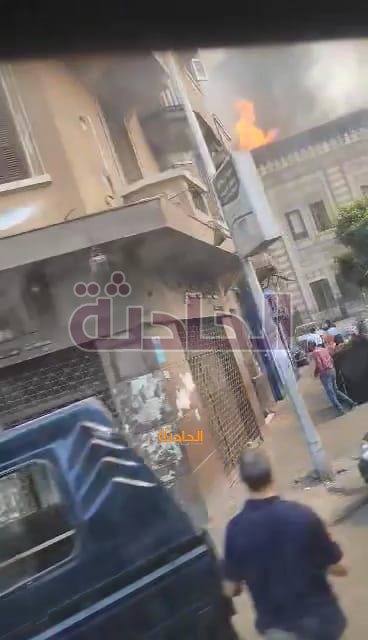 حريق وزارة الأوقاف