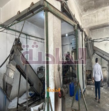 ضبط مصنع عشوائي بدون ترخيص يقوم بإعادة تدوير النفايات الطبية الخطرة بالجيزة