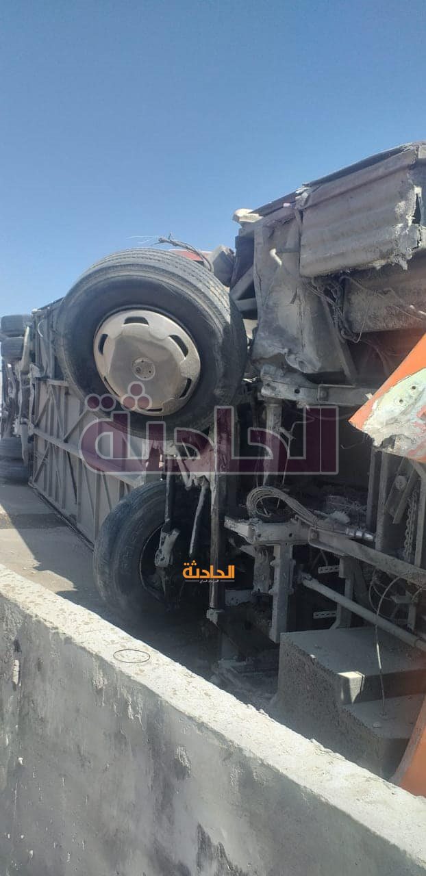ارتفاع عدد مصابي أتوبيس مطروح إسكندرية الساحلي لـ 48 شخصاً