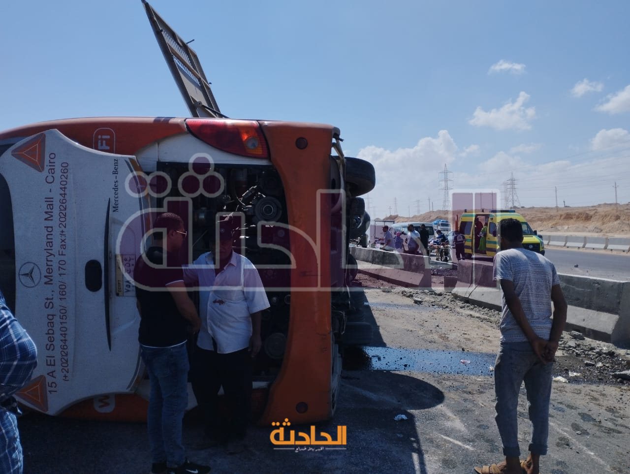 ارتفاع عدد مصابي أتوبيس مطروح إسكندرية الساحلي لـ 48 شخصاً