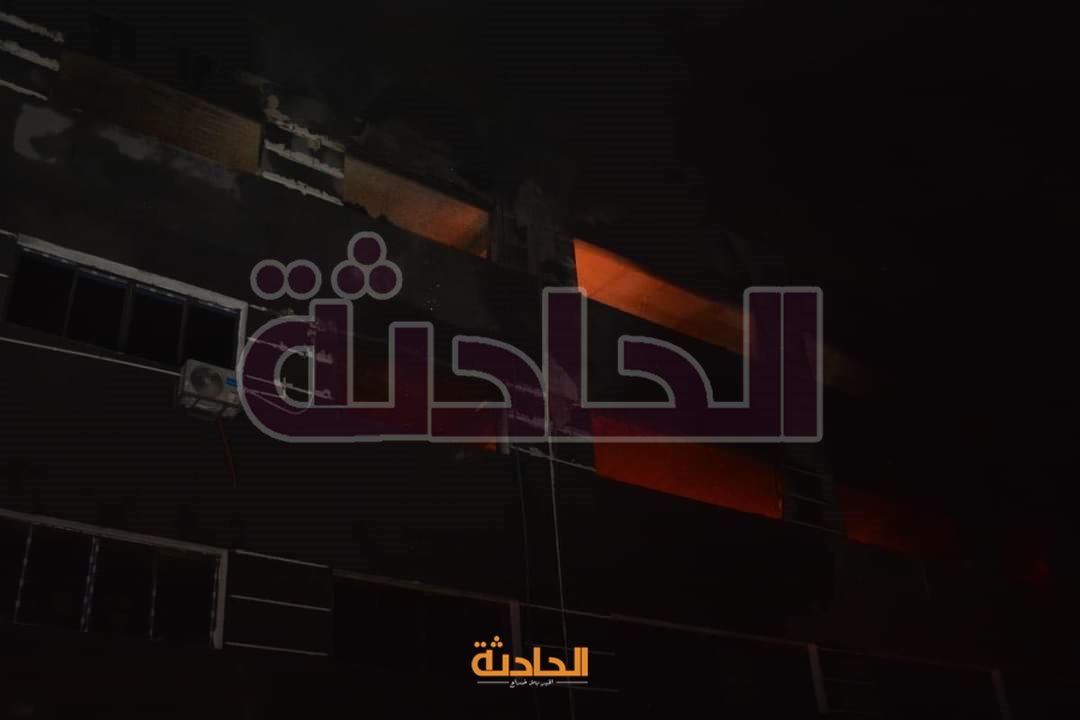 حريق مصنع العبور