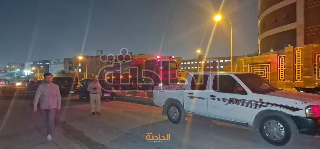 حريق مصنع العبور