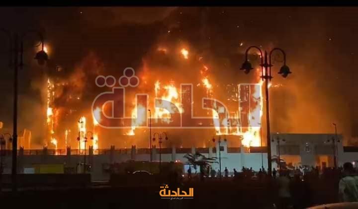 حريق مديرية أمن الإسماعيلية