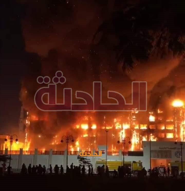 حريق مديرية أمن الإسماعيلية