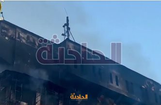 حريق مديرية أمن الإسماعيلية