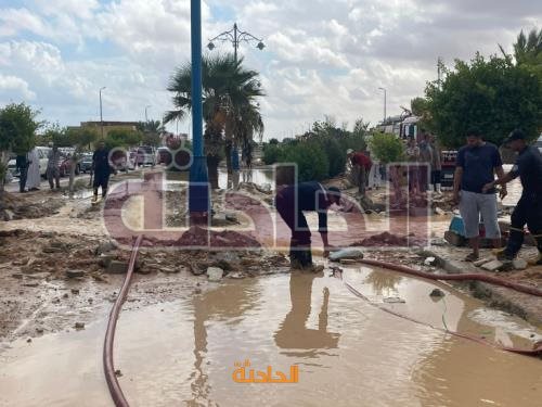 أمطار وسيول مطروح والإسكندرية