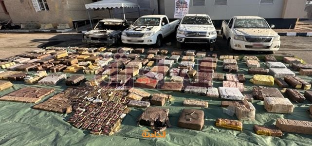 إحباط تهريب 5 أطنان حشيش بالبحر الأحمر
