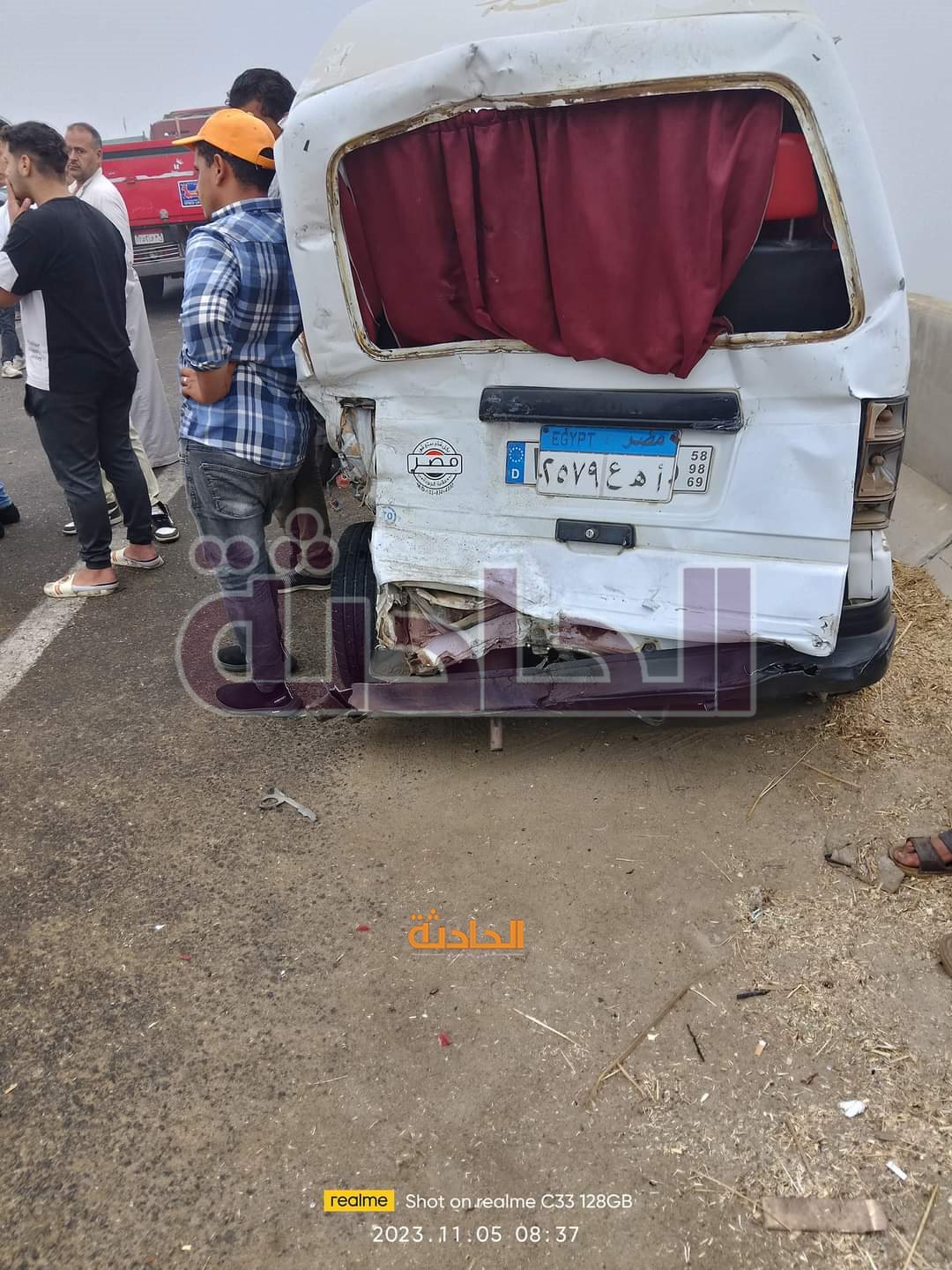 حادث مروع على الطريق الإقليمي